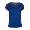 Camiseta Babolat Play Cap Sleeve top azul