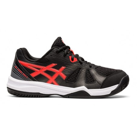 Gel Padel Pro 5 Gs Junior Black/Cherry Tomato