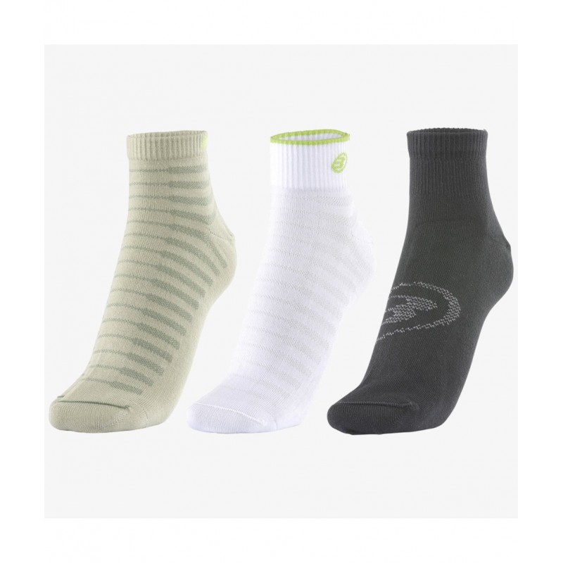 Calcetines Bullpadel Technical Arena/Negro/Blanco