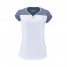 Camiseta Babolat Play Cap Sleeve Junior Blanco/Azul