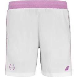 Short Babolat Lebrón Blanco/Rosa