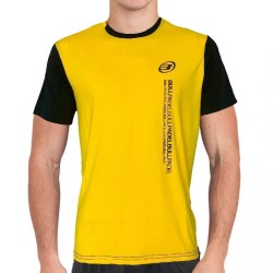 Camiseta Bullpadel Smash Amarillo Flúor