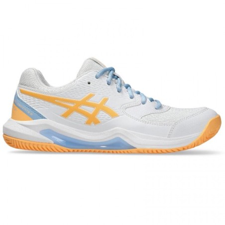 Asics Gel Dedicate 8 Padel White/Orange Glow
