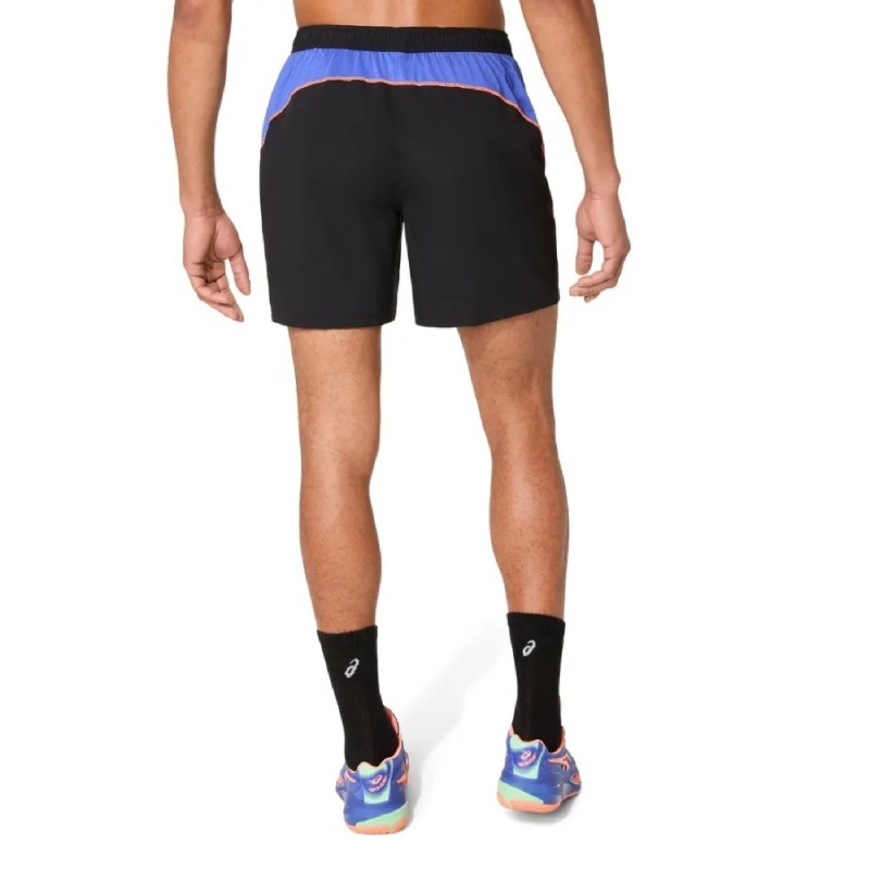 Short Asics Padel Court 7In Permance Black/Dark Cobalt